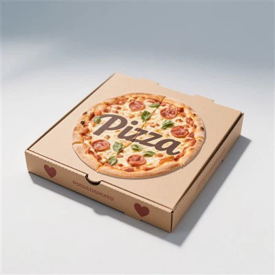 Individuell personalisierte Pizzaschachteln